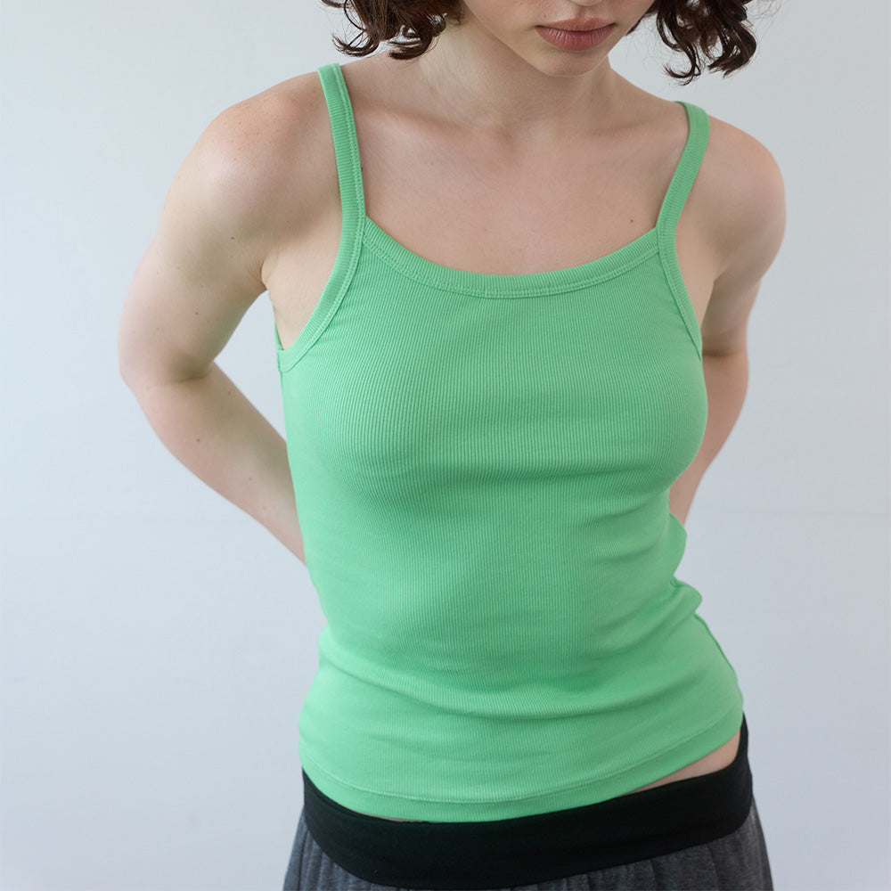 PISCESS Reversible sleeveless top_Apple Green