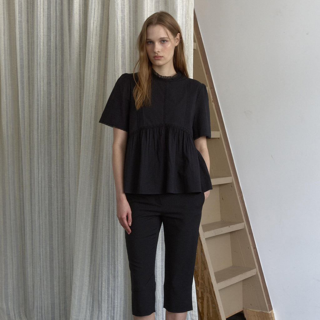 OVEOF Rael Pintuck Blouse_Black