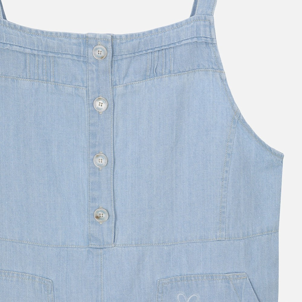 THURSDAY ISLAND THURSDAY ISLAND Ice Denim Overalls