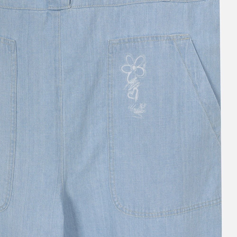 THURSDAY ISLAND THURSDAY ISLAND Ice Denim Overalls