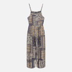 THURSDAY ISLAND THURSDAY ISLAND Pattern Overall Pants