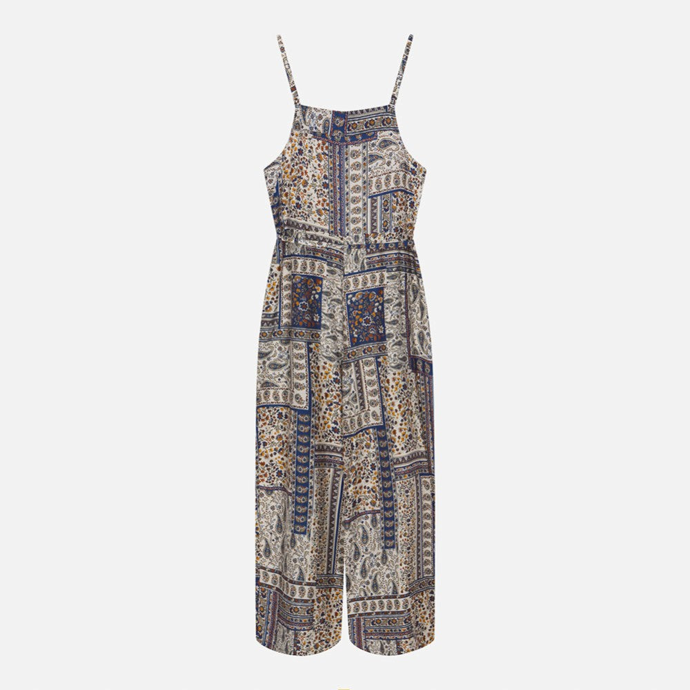 THURSDAY ISLAND THURSDAY ISLAND Pattern Overall Pants
