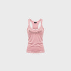 BADBLOOD w-tnk26-075 H.B.B. Lace Classic Tank - Pink