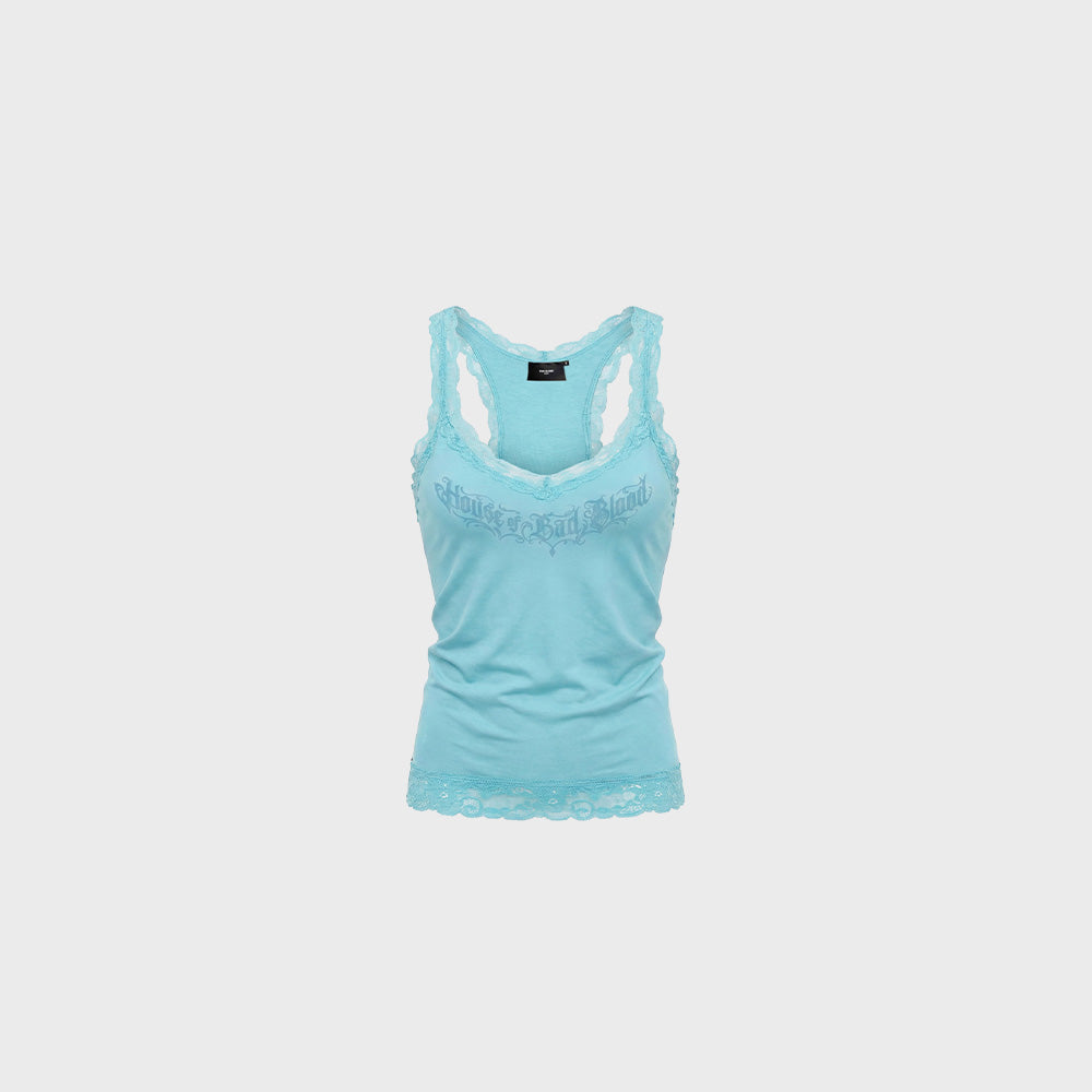 BADBLOOD w-tnk26-073 H.B.B. Lace Classic Tank - Mint