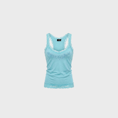 w-tnk26-073 H.B.B. Lace Classic Tank - Mint