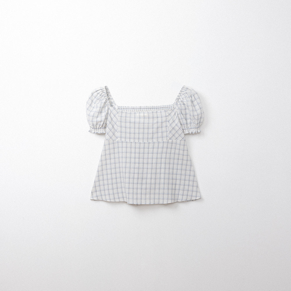 ARCHIVE JTOU Soft smoke blouse (pastel blue)