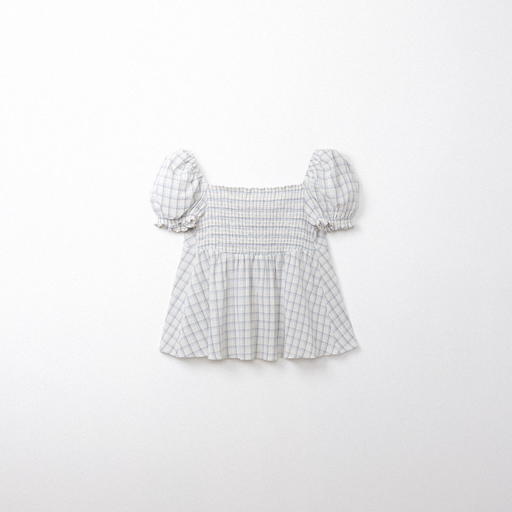 ARCHIVE JTOU Soft smoke blouse (pastel blue)