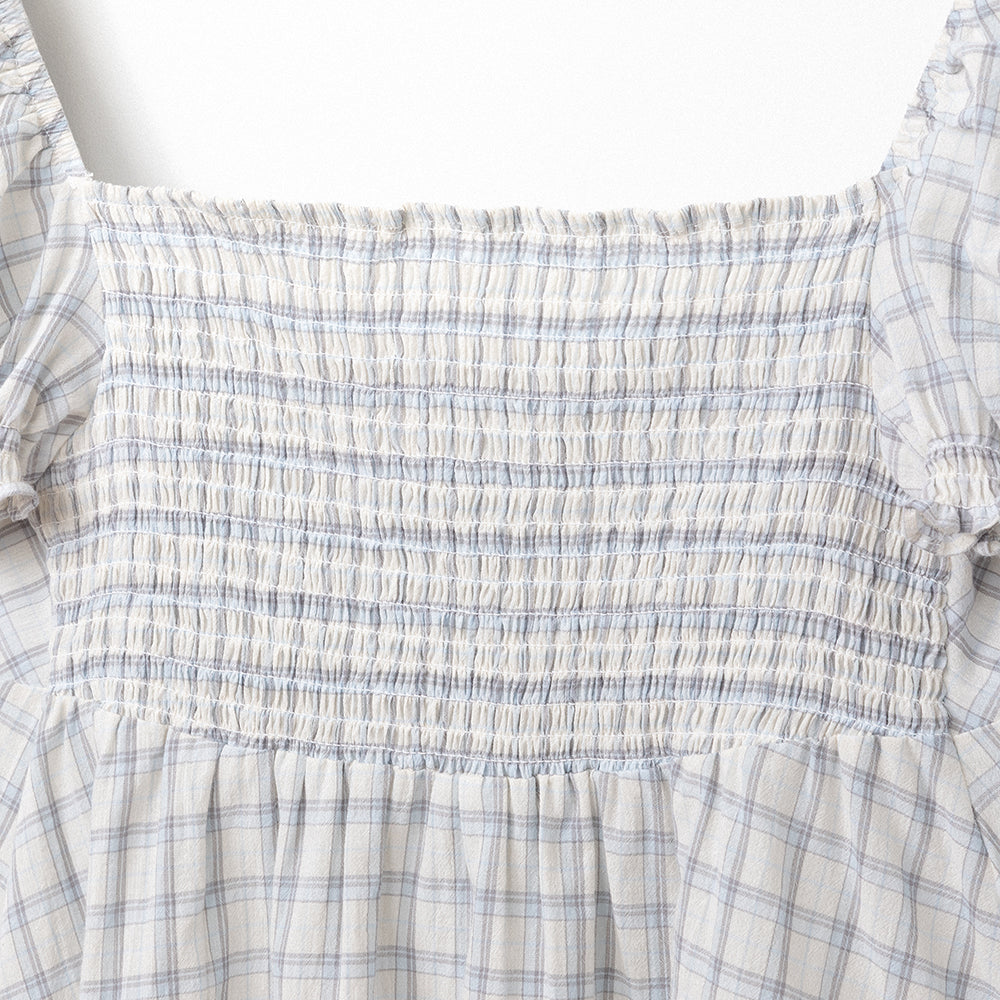 ARCHIVE JTOU Soft smoke blouse (pastel blue)