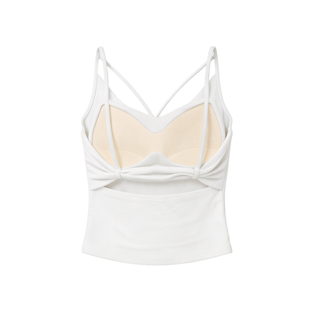 BLACKPURPLE Vella Strap Sleeveless_White