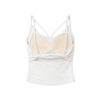 BLACKPURPLE Vella Strap Sleeveless_White