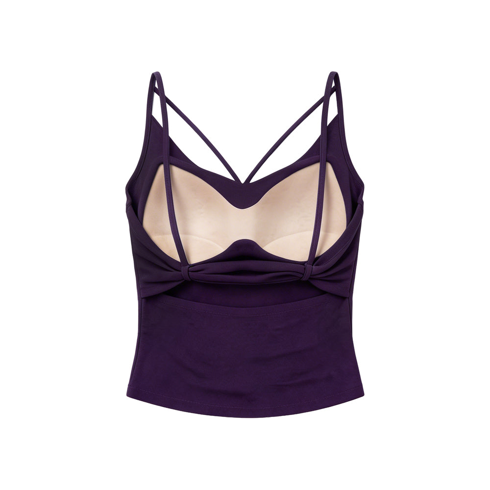 BLACKPURPLE Vella Strap Sleeveless_ Purple