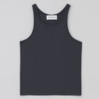 VET WOMAN Classic U-Neck Sleeveless, Charcoal