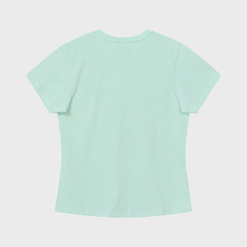 bauf 3 logo dot slim fit t-shirt [mint]