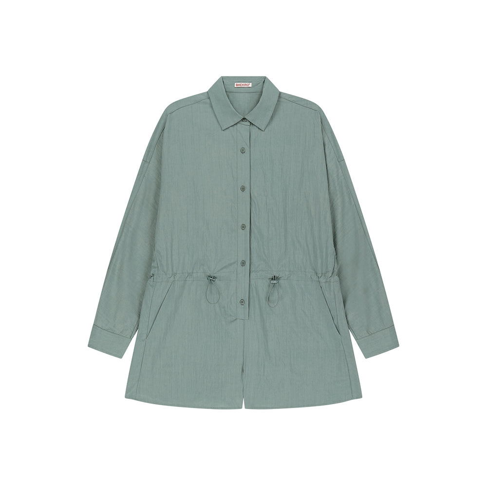 白RO(BAEKRO) Baekro Jumpsuit Dusty Green