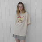 TWEE [Eunchae PICK] Awesome pigment printing overfit short sleeve t-shirt