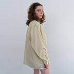 OVERDUE FLAIR STRIPE OVERSIZED SHIRT_YELLOW