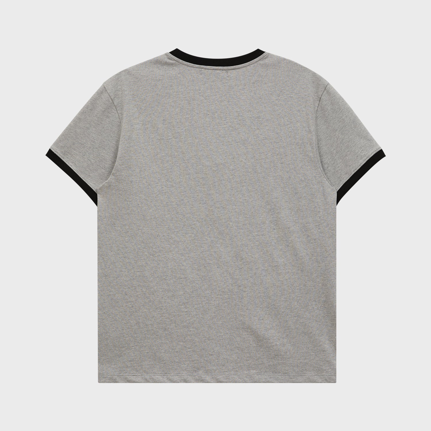 WAIKEI Maltese Archive Line Graphic Ringer Short Sleeve T-Shirt Gray