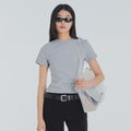 FRANTICSERVICE Classic Basic T-Shirt - Gray