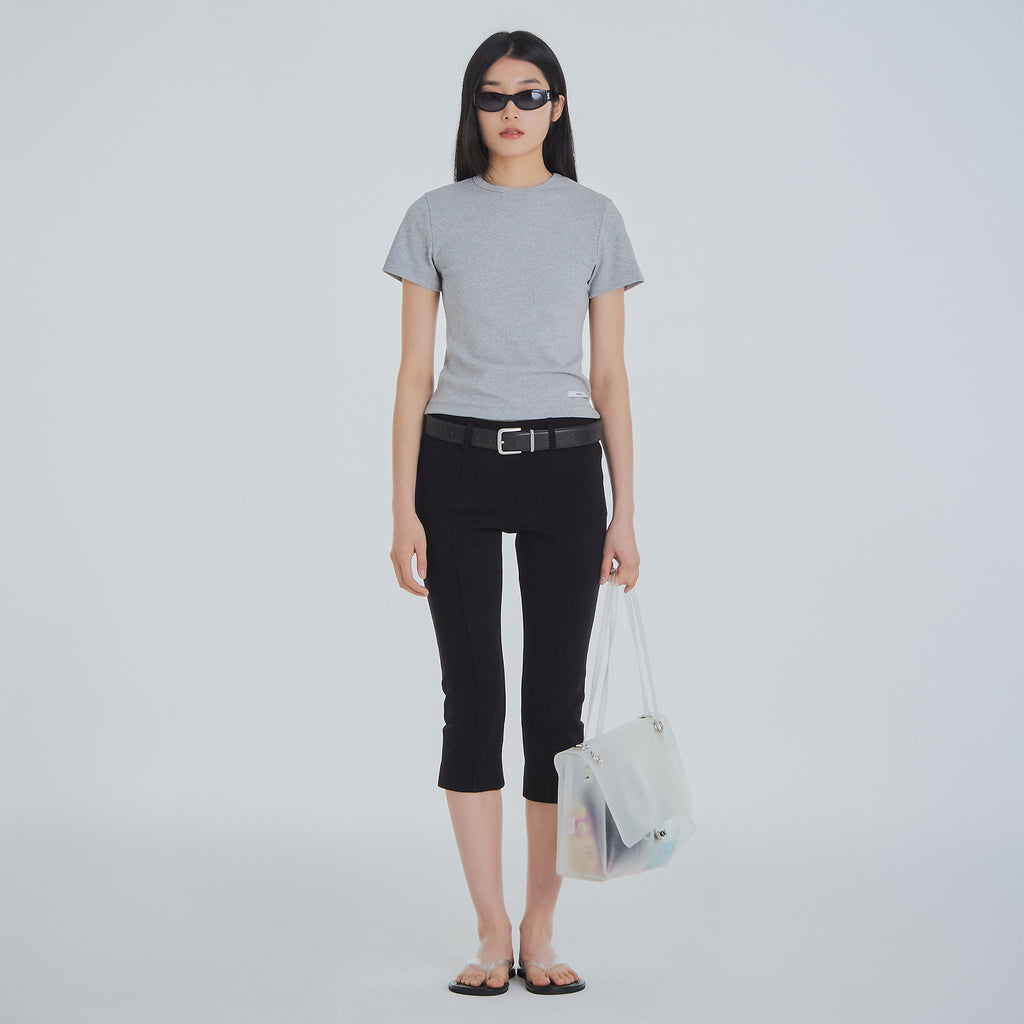 FRANTICSERVICE Classic Basic T-Shirt - Gray