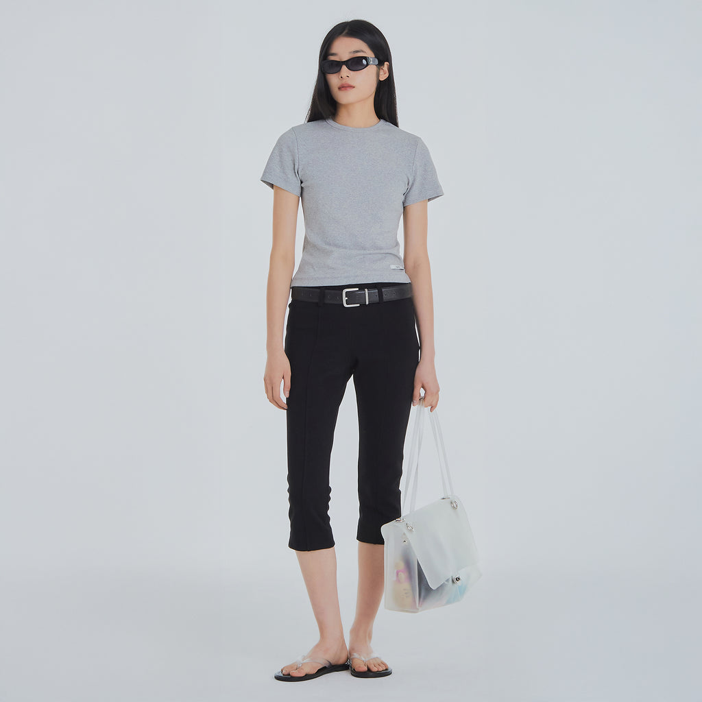FRANTICSERVICE Classic Basic T-Shirt - Gray