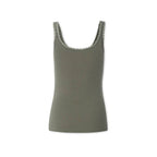 colocynth Posi Lace Sleeveless Khaki