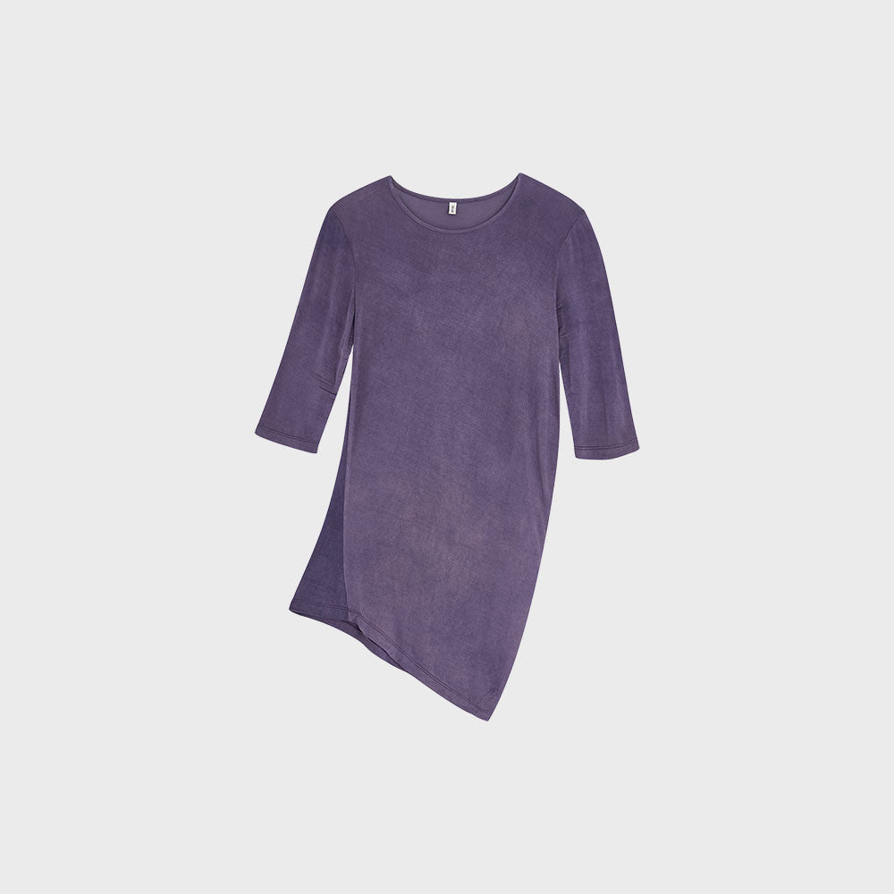 TEAK VISCOSE DRAPE TOP (VINTAGE PURPLE)
