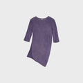 TEAK VISCOSE DRAPE TOP (VINTAGE PURPLE)