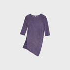 TEAK VISCOSE DRAPE TOP (VINTAGE PURPLE)