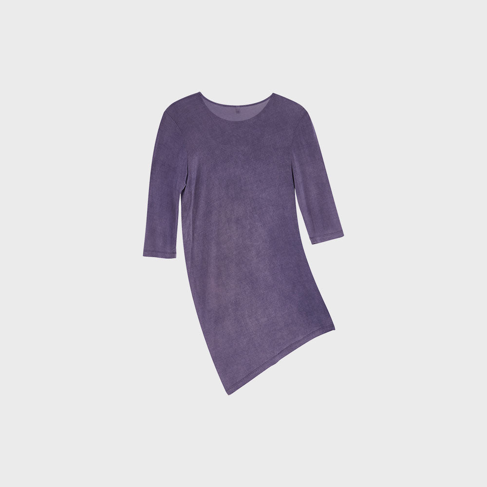 TEAK VISCOSE DRAPE TOP (VINTAGE PURPLE)
