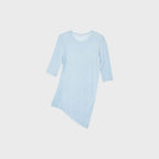 TEAK VISCOSE DRAPE TOP (BLUE)