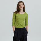 HACER Silket Boatneck T-Shirt (5color)