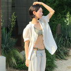 SLIE Mare Wrinkle Blouse_white