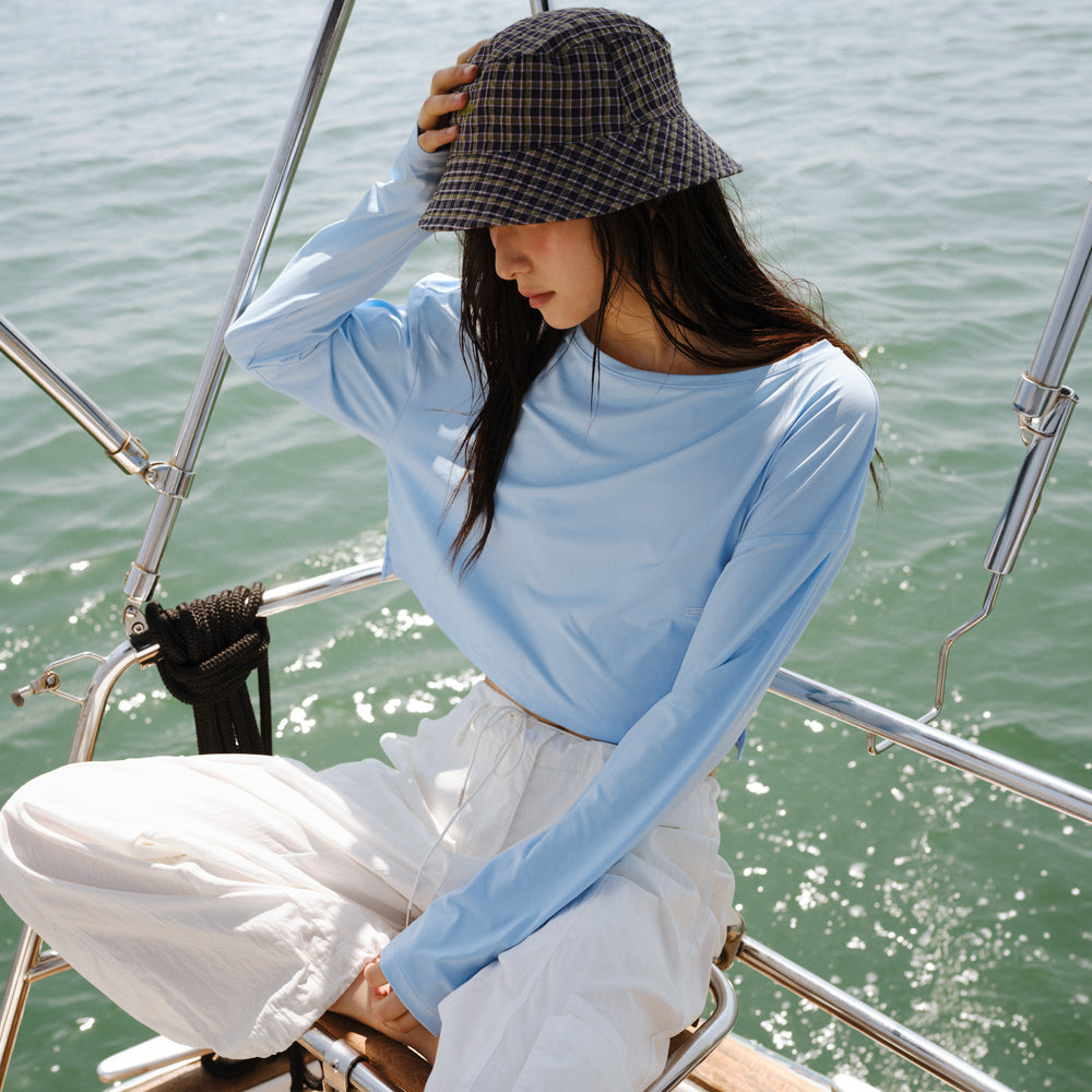 URAGO Cover up nylon t-shirt_3colors