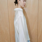The Aperture Sheer Stripe Shirt Ivory (TA6764A050)