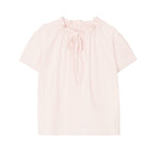 CEECI DRAWSTRING SHIRRING BLOUSE