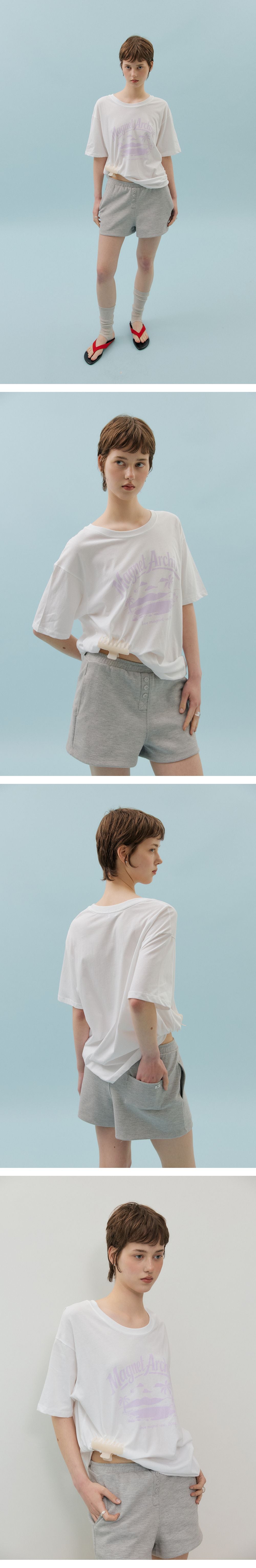 MAGNET ARCHIVE Oasis Loose Tee (White)