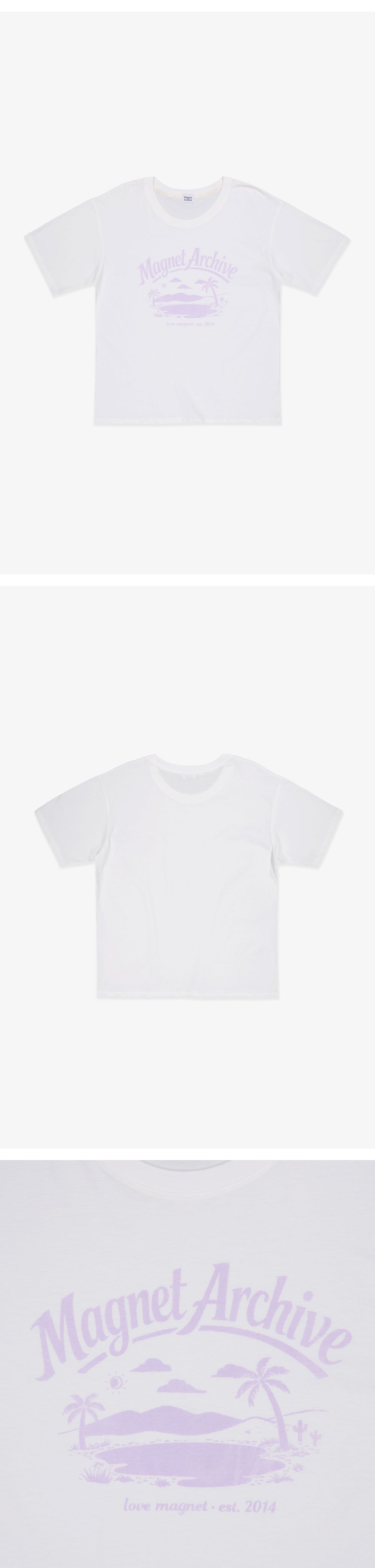 MAGNET ARCHIVE Oasis Loose Tee (White)
