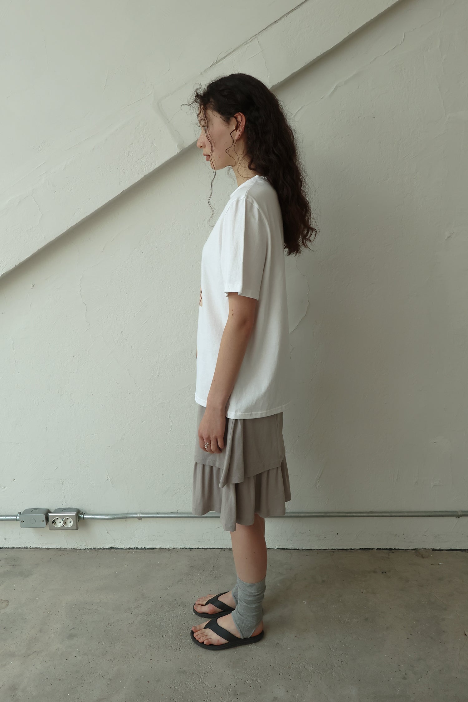 pesto [2nd reorder] RABBIT T-SHIRT WHITE