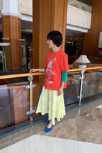pesto [2nd reorder] RABBIT T-SHIRT ORANGE
