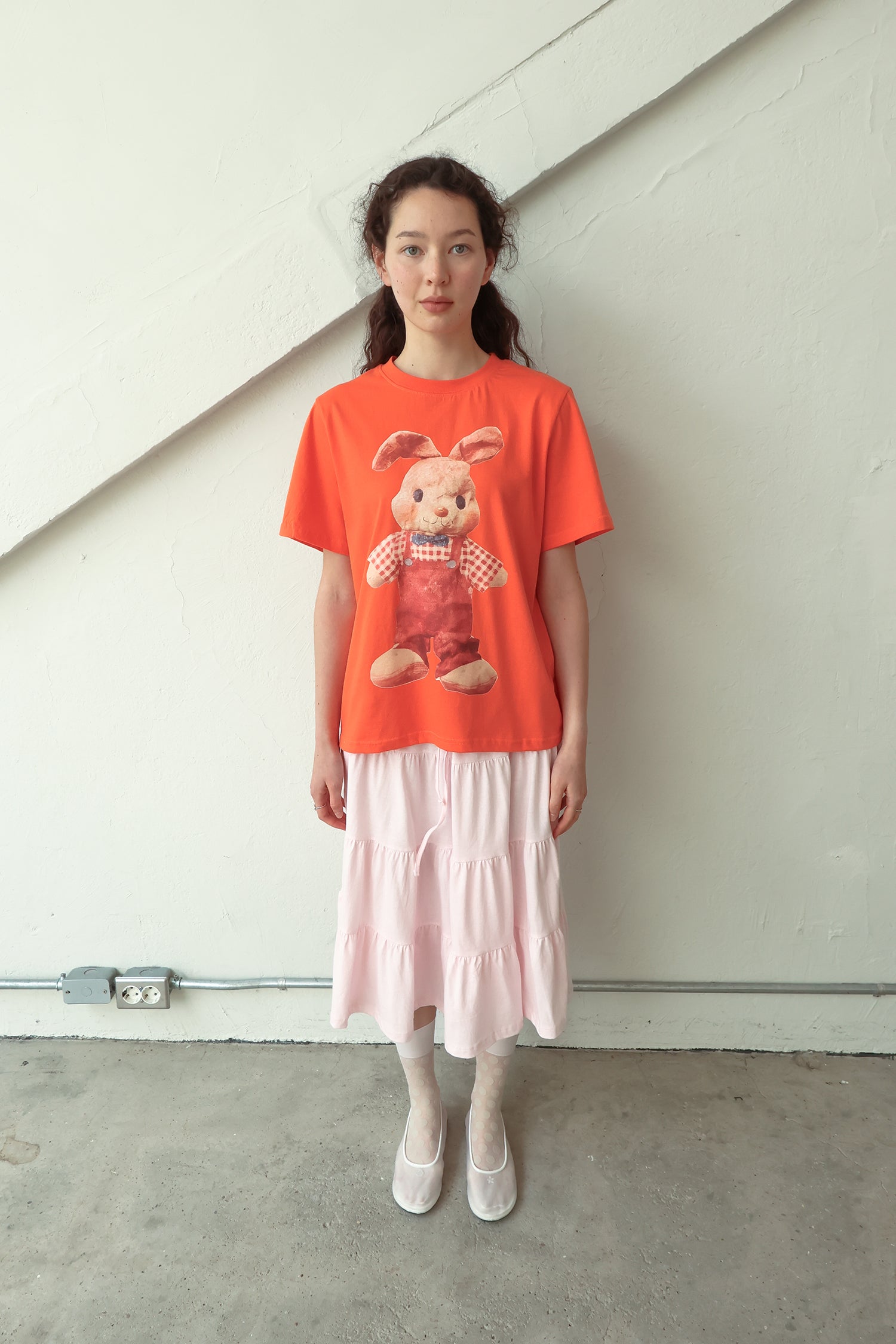 pesto [2nd reorder] RABBIT T-SHIRT ORANGE