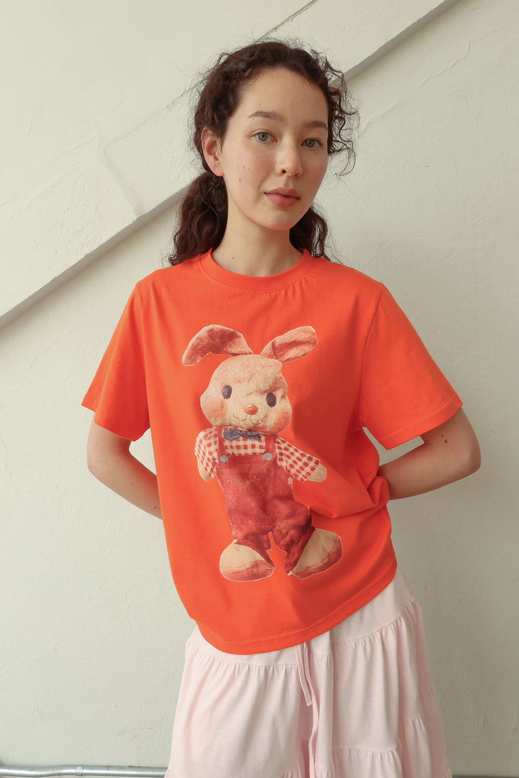 pesto [2nd reorder] RABBIT T-SHIRT ORANGE