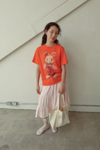 pesto [2nd reorder] RABBIT T-SHIRT ORANGE