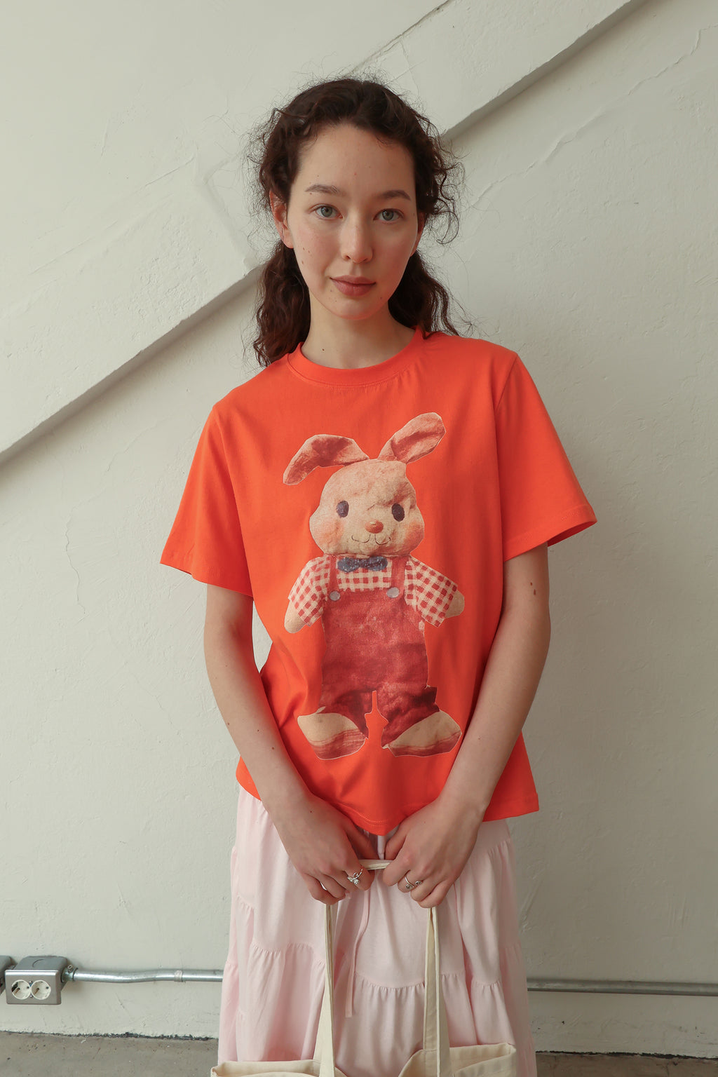 pesto [2nd reorder] RABBIT T-SHIRT ORANGE