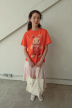 pesto [2nd reorder] RABBIT T-SHIRT ORANGE