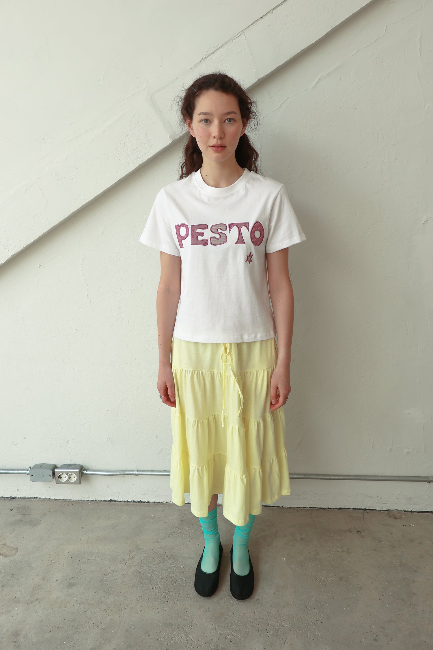 pesto PESTO PATCHWORK T-SHIRT VER2. ROSE