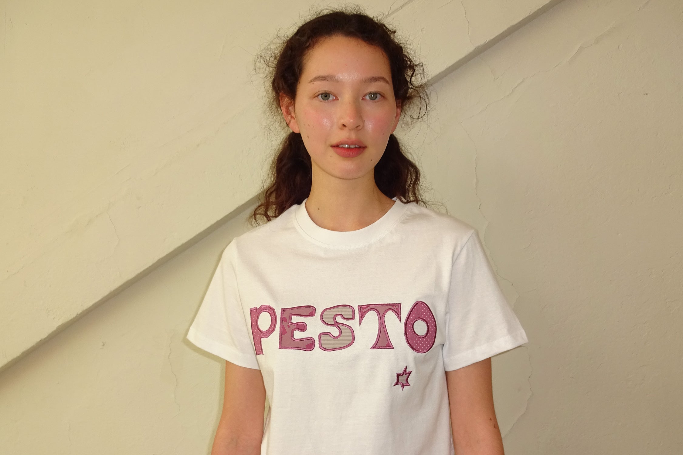 pesto PESTO PATCHWORK T-SHIRT VER2. ROSE