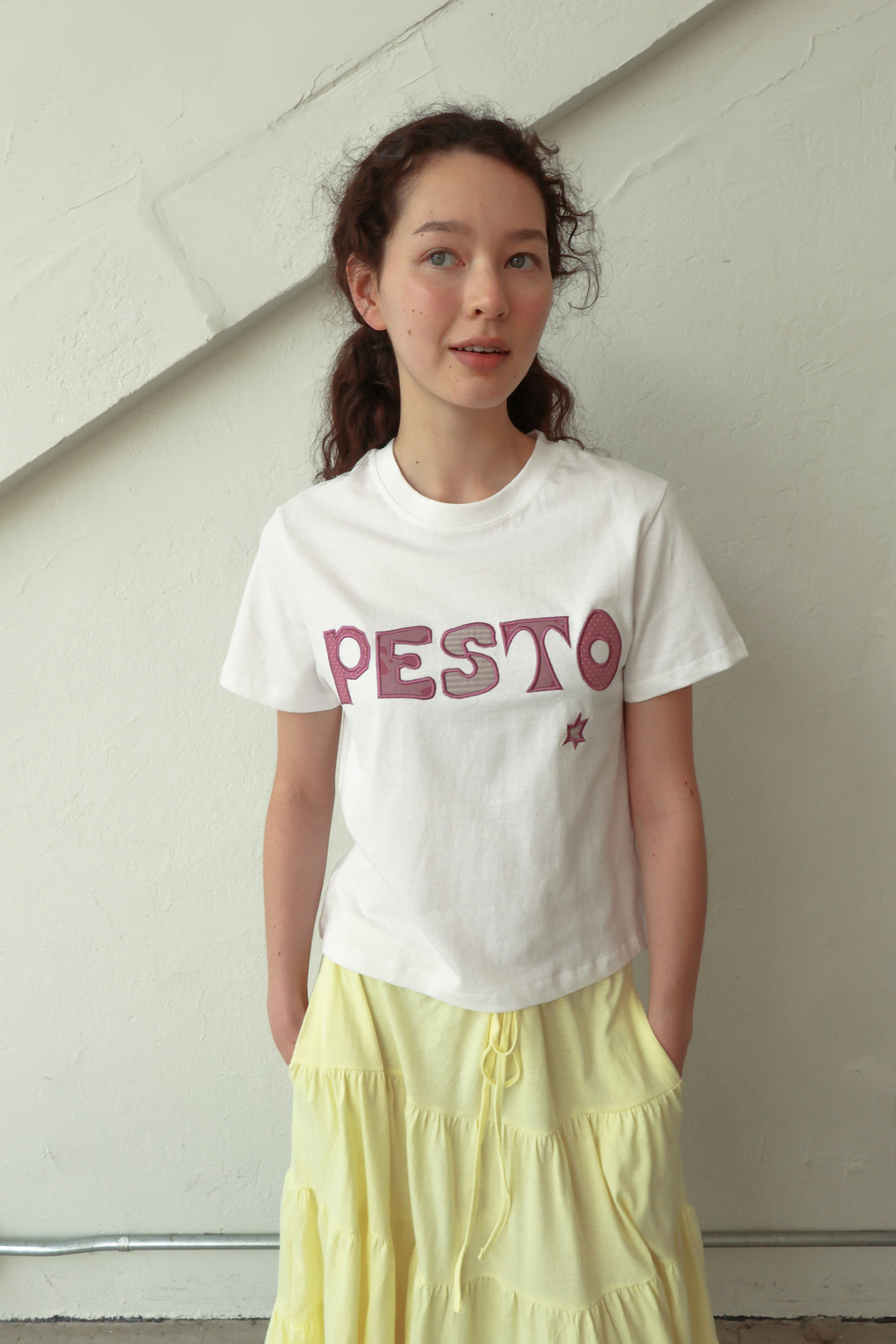 pesto PESTO PATCHWORK T-SHIRT VER2. ROSE