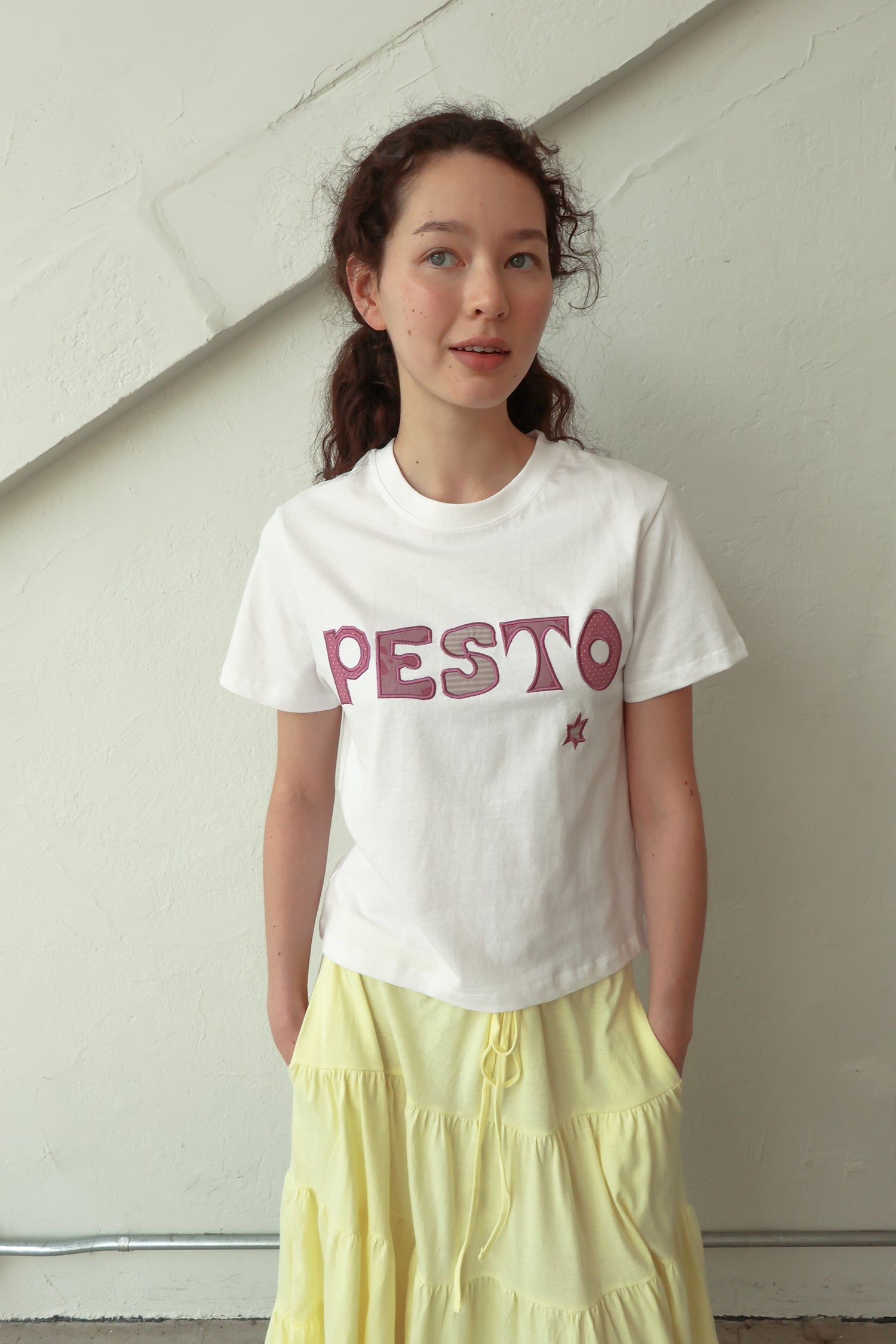pesto PESTO PATCHWORK T-SHIRT VER2. ROSE