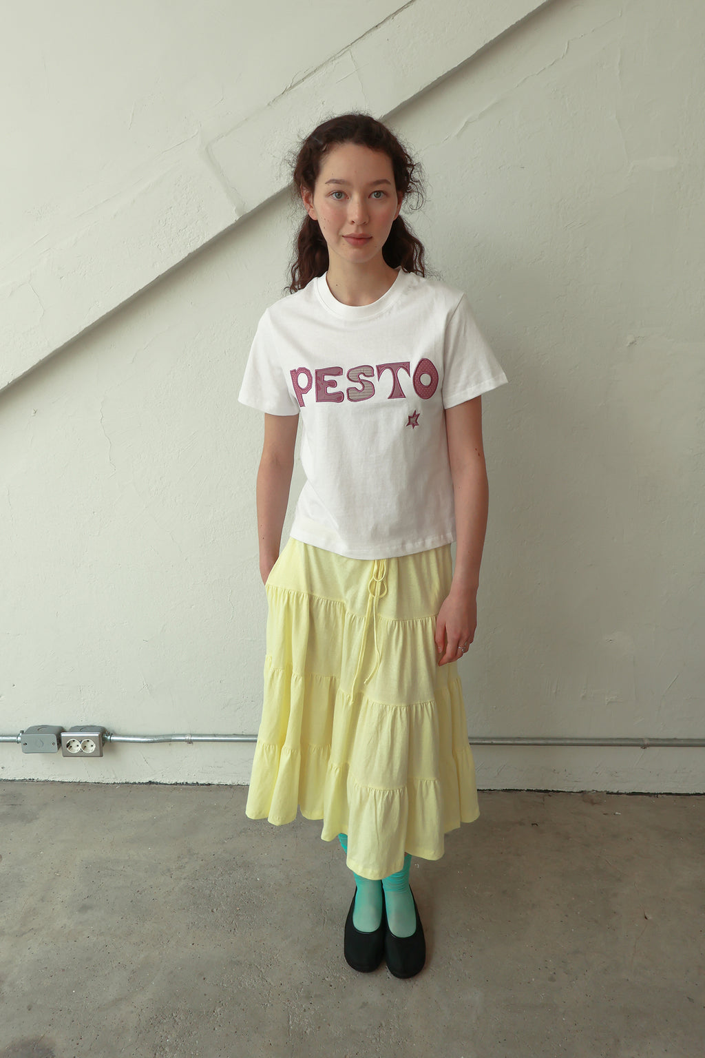 pesto PESTO PATCHWORK T-SHIRT VER2. ROSE