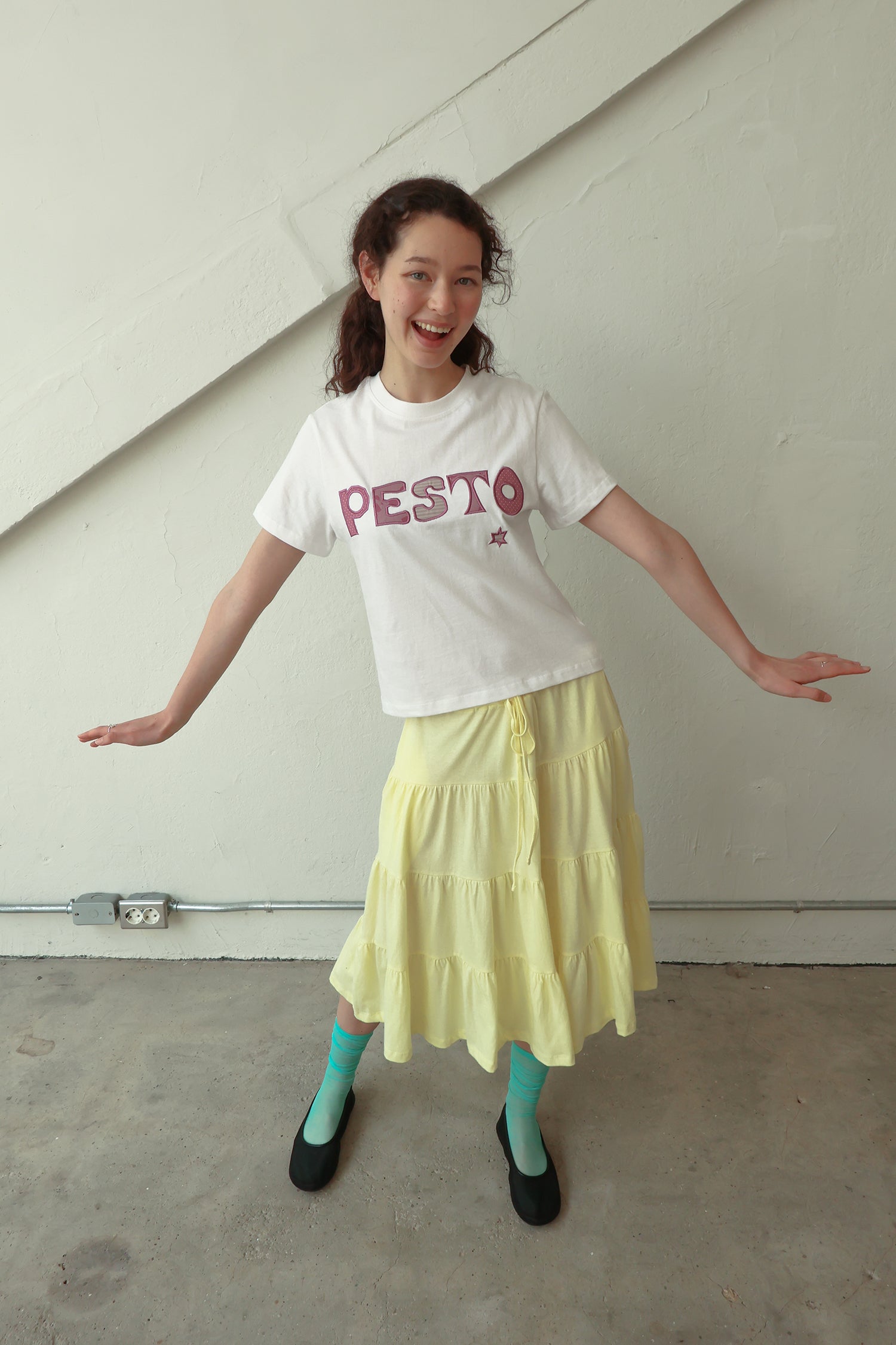 pesto PESTO PATCHWORK T-SHIRT VER2. ROSE